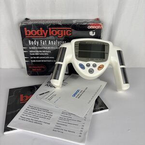 Omron HBF-306BL Body Logic Handheld Body Fat Analyzer w/ box & Papers